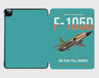 Thumbnail for F-105D Thunderchief design on turquoise ipad tablet case
