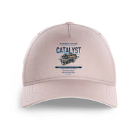 Thumbnail for CATALYST design on pink printed hat