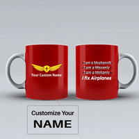 Thumbnail for Customisable I Fix Airplanes Mug - view 9