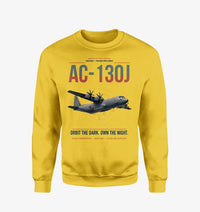 Thumbnail for AC-130J Ghostrider design on yellow sweatshirt