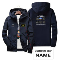 Thumbnail for Customisable Only Six Pack I Will Windbreaker - view 9