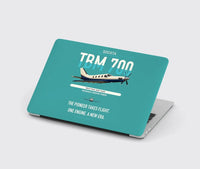 Thumbnail for Socata TBM 700 design on turquoise MacBook case