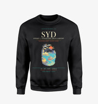 Thumbnail for Sydney Kingsford Smith Airport SYD Sweatshirt - Black