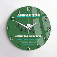 Thumbnail for DJI Agras T25 design on green no frame wall clock