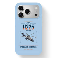Thumbnail for Airbus H225 design on light blue magsafe iphone case, for iPhone 17 Pro