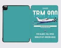 Thumbnail for Daher TBM 900 design on turquoise ipad tablet case