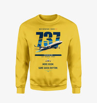 Thumbnail for Boeing 737 MAX 9 design on yellow sweatshirt