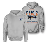 Thumbnail for F11C-2 GOSHAWK design on light gray hoodie