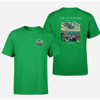 Thumbnail for VINTAGE G4036 - The Skywriters - Double-Side T-Shirt design on green double side t shirt