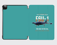 Thumbnail for F6U-1 Pirate Fire Built in the Tail design on turquoise ipad tablet case