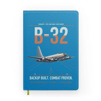 Thumbnail for B-32 Dominator design on turquoise notebook
