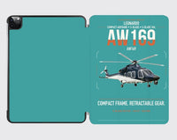 Thumbnail for Leonardo AW169 design on turquoise ipad tablet case