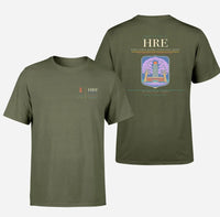 Thumbnail for Robert Gabriel Mugabe International Airport (HRE) design printed on green army double-side t-shirt