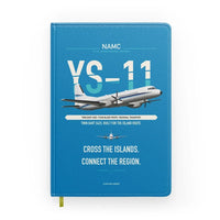 Thumbnail for NAMC YS-11A design on turquoise notebook