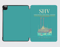 Thumbnail for Shreveport Regional Airport (SHV) design on turquoise ipad tablet case