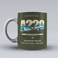 Thumbnail for A220-300 Mug design on green army airbus