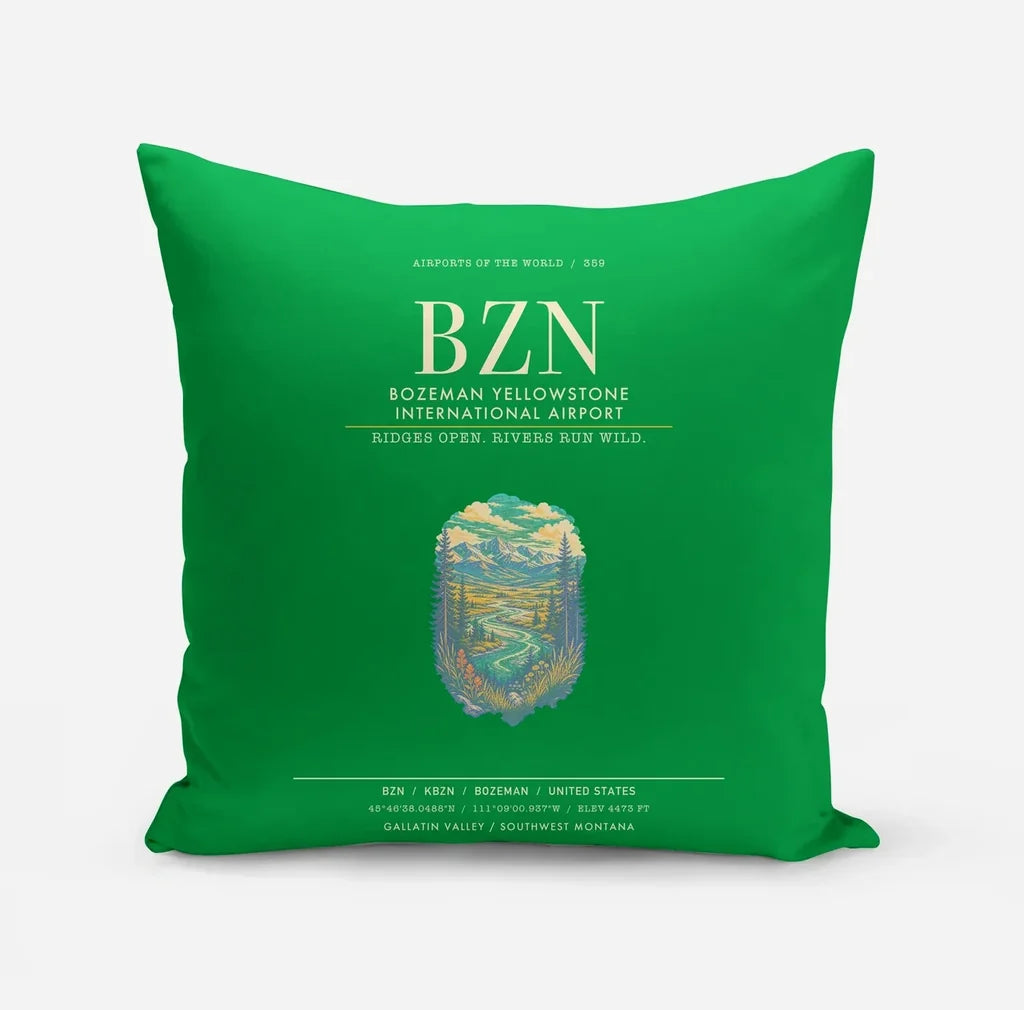 Bozeman Yellowstone International Airport BZN - Green