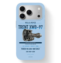 Thumbnail for TRENT XWB-97 Case design on light blue iphone case