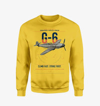 Thumbnail for Messerschmitt Bf 109G-6 design on yellow sweatshirt