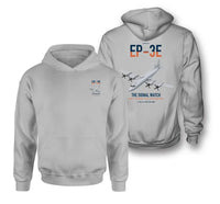 Thumbnail for EP-3E ARIES II design on light gray double-side hoodie, double-side print