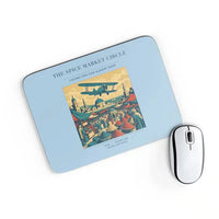 Thumbnail for VINTAGE G4498 - The Spice Market Circle - Designed Mouse Pads design on lightblue rectangle