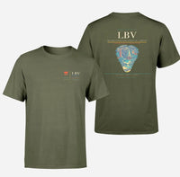 Thumbnail for Leon-Mba International Airport (LBV) design printed on green army double-side t-shirt