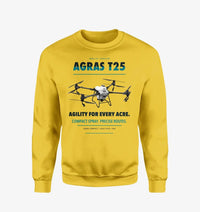 Thumbnail for DJI Agras T25 design on yellow sweatshirt