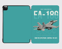 Thumbnail for EA-18G Growler design on turquoise ipad tablet case