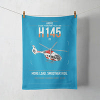 Thumbnail for Airbus H145 D3 design on turquoise towel