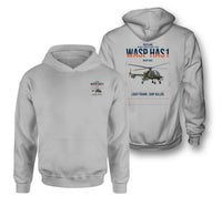 Thumbnail for Westland Wasp HAS1 design on light gray double-side hoodie, double-side print