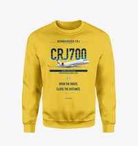 Thumbnail for Bombardier CRJ700 design on yellow sweatshirt