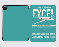 Thumbnail for Cessna Citation Excel design on turquoise ipad tablet case