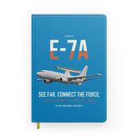 Thumbnail for E-7A Wedgetail design on turquoise notebook