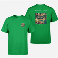 Thumbnail for VINTAGE G4331 - The Oasis Landing - Double-Side T-Shirt design on green double side t shirt