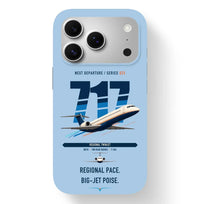 Thumbnail for Boeing 717-200 design on light blue magsafe iphone case