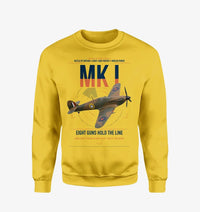Thumbnail for Hawker Hurricane Mk I design on yellow sweatshirt