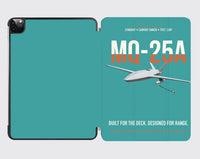 Thumbnail for MQ-25A STINGRAY design on turquoise ipad tablet case