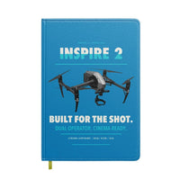 Thumbnail for DJI Inspire 2 design on turquoise notebook