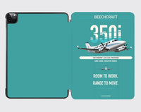 Thumbnail for Beechcraft King Air 350i design on turquoise ipad tablet case