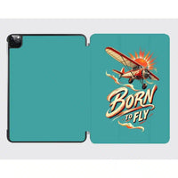 Thumbnail for Born To Fly V2 design on turquoise ipad tablet case