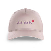Thumbnail for Virgin Atlantic Airlines logo printed on pink cap