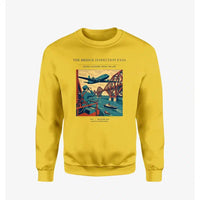 Thumbnail for VINTAGE G4482 - The Bridge Inspection Pass - Designed Sweatshirts design on yellow