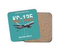 Thumbnail for KC-135 STRATOTANKER design on turquoise 1 piece coaster