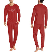 Thumbnail for How Planes Fly men pajamas - Red