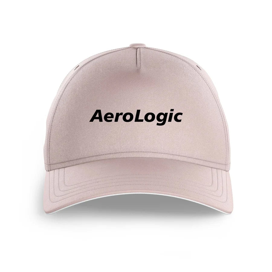 Aerologic Airlines logo printed on pink cap