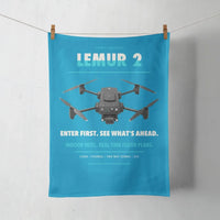 Thumbnail for BRINC LEMUR 2 design on turquoise towel