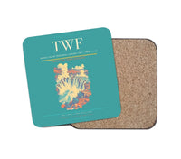 Thumbnail for Magic Valley Regional Airport (TWF) design on turquoise 1 piece coaster