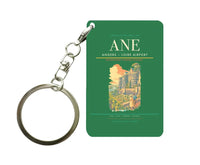 Thumbnail for Angers – Loire Airport (ANE) design on green key chain