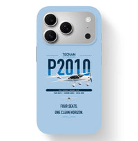 Thumbnail for Tecnam P2010 design on light blue magsafe iphone case, for iPhone 17 Pro