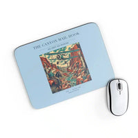 Thumbnail for VINTAGE G4285 - The Canyon Mail Hook - Designed Mouse Pads design on lightblue rectangle